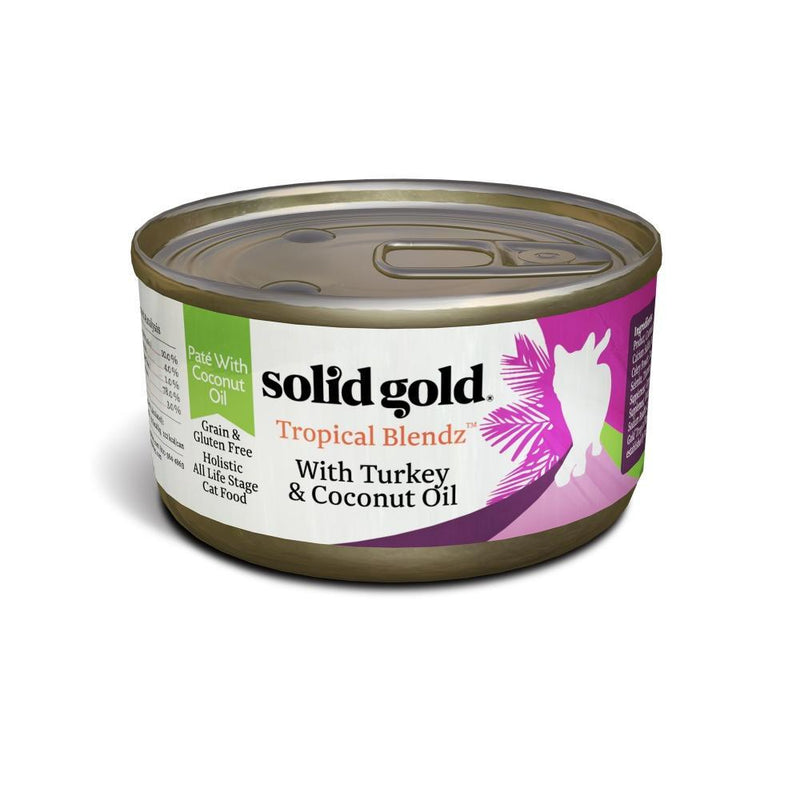 Solid Gold Tropical Blendz Grain Free Pate with Turkey & Coconut Oil Canned Cat Food