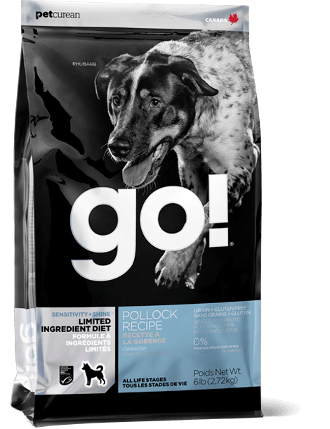 Petcurean Go! Limited Ingredient Diet Sensitivity and Shine Pollock Recipe Dry Dog Food