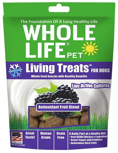 Whole Life Living Treats Grain Free Antioxidant Fruit Blend Freeze Dried Dog Treats