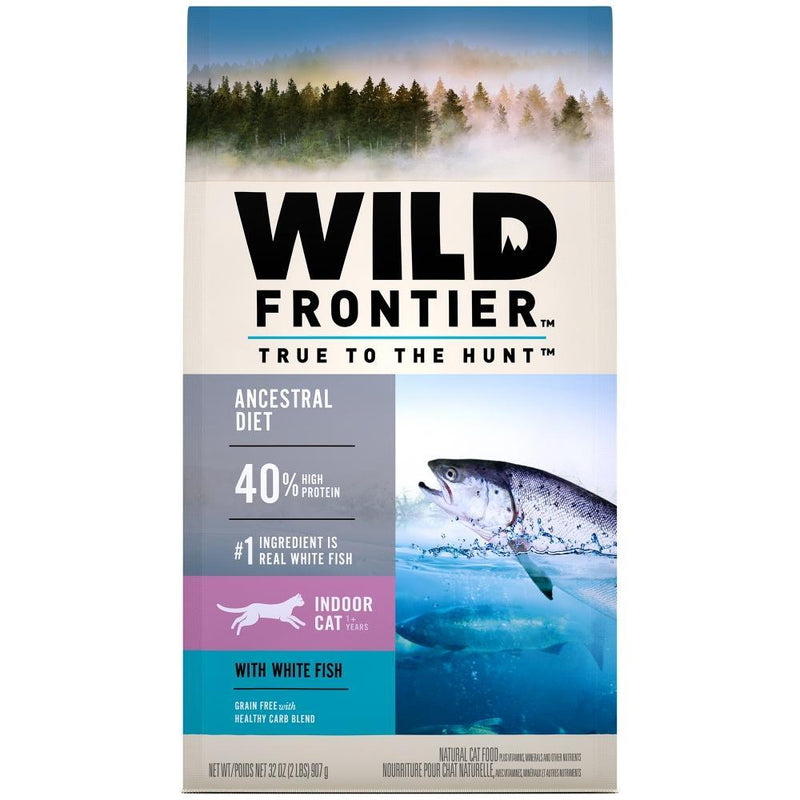 Wild Frontier Grain Free Indoor Ancestral Diet Whitefish Recipe Dry Cat Food