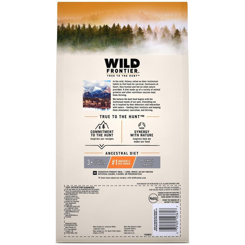 Wild Frontier Grain Free Kitten Ancestral Diet Chicken Recipe Dry Cat Food