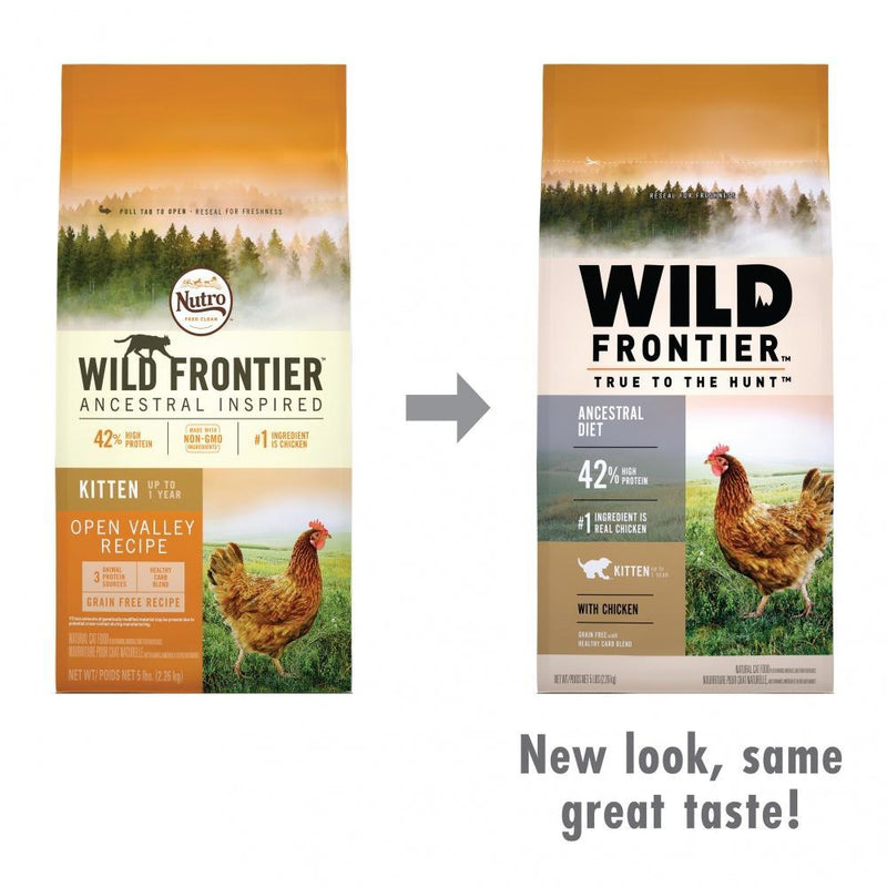 Wild Frontier Grain Free Kitten Ancestral Diet Chicken Recipe Dry Cat Food