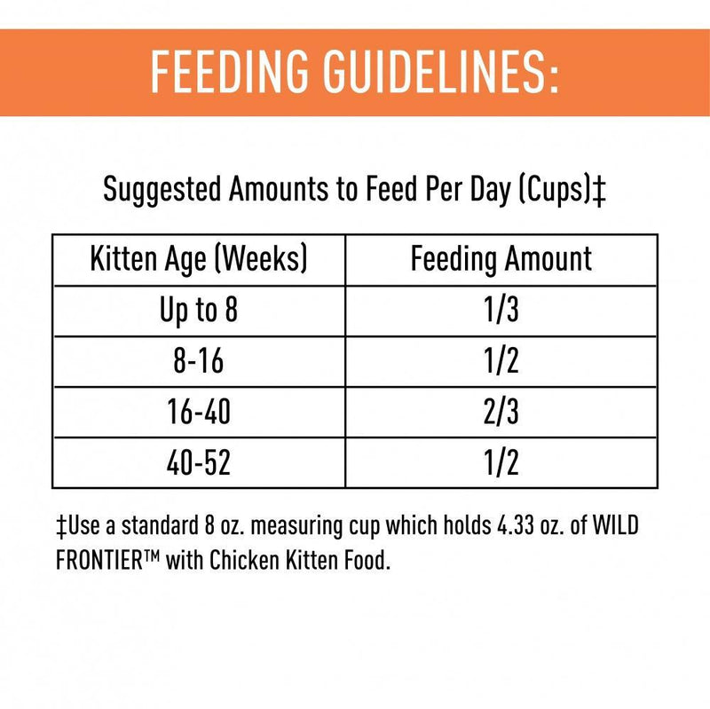 Wild Frontier Grain Free Kitten Ancestral Diet Chicken Recipe Dry Cat Food