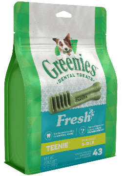 Greenies Fresh Teenie Dental Dog Treats