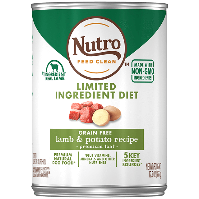 Nutro Limited Ingredient Diet Grain Free Lamb & Potato Pate Canned Dog Food