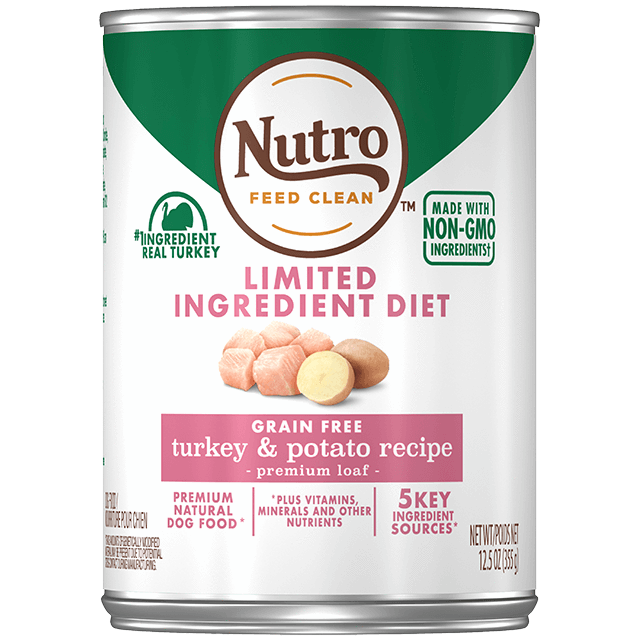 Nutro Limited Ingredient Diet Grain Free Turkey & Potato Pate Canned Dog Food