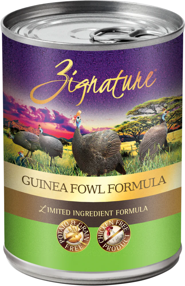 Zignature Limited Ingredient Diet Grain Free Guinea Fowl Recipe Canned Dog Food