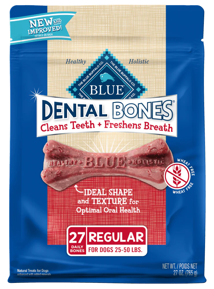 Blue Buffalo Blue All Natural Dental Bones Dog Treats