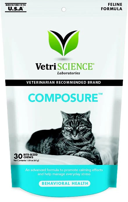 VetriScience Composure Behavioral Health Chews for Cats