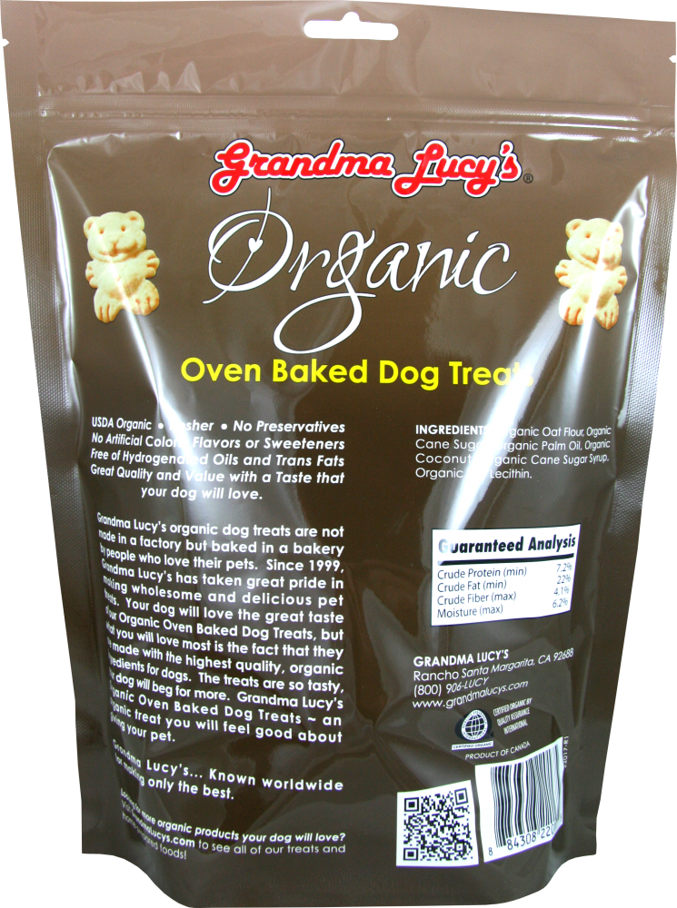 Grandma Lucy's Organic Coconut Oven Baked Dog Treats