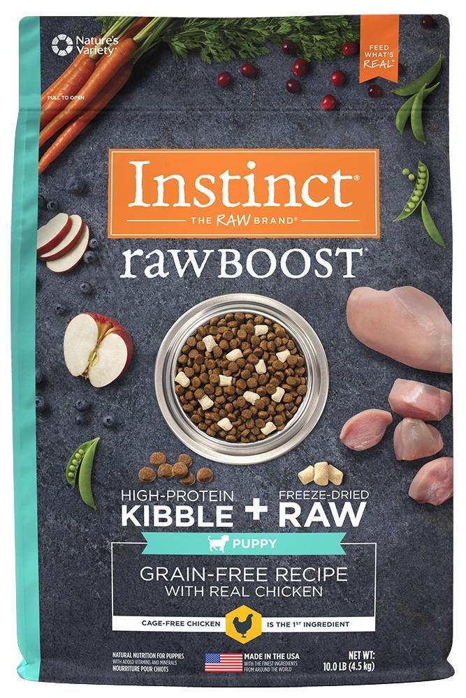 Nature's Variety Instinct Grain Free Raw Boost Puppy Chicken Dry Dog Food