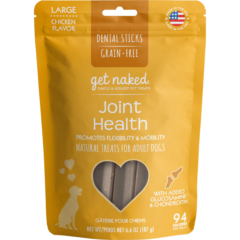 N-Bone Get Naked Grain Free Joint Health Dental Chew Dog Treats