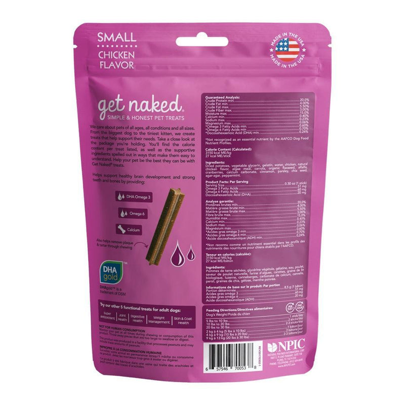 N-Bone Get Naked Grain Free Puppy Health Dental Chew Dog Treats