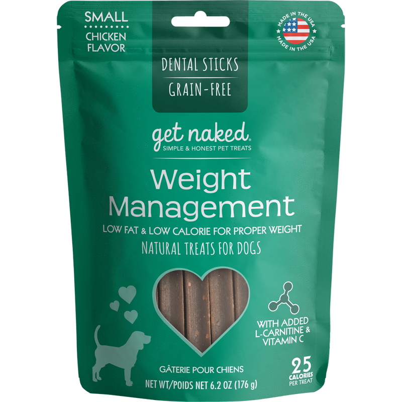 N-Bone Get Naked Grain Free Weight Management Dental Chew Dog Treats