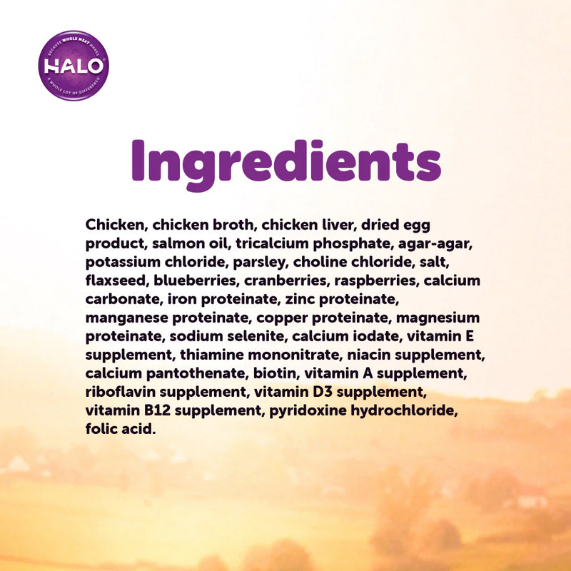 Halo Puppy Grain Free Chicken Recipe Canned Dog Food