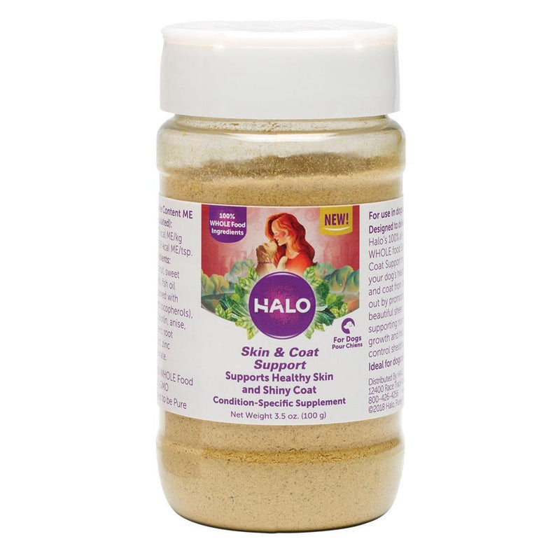 Halo Skin & Coat Support Supplement Powder for Dogs