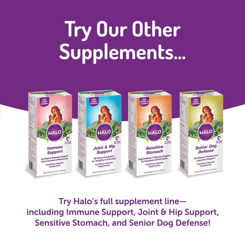 Halo Skin & Coat Support Supplement Powder for Dogs