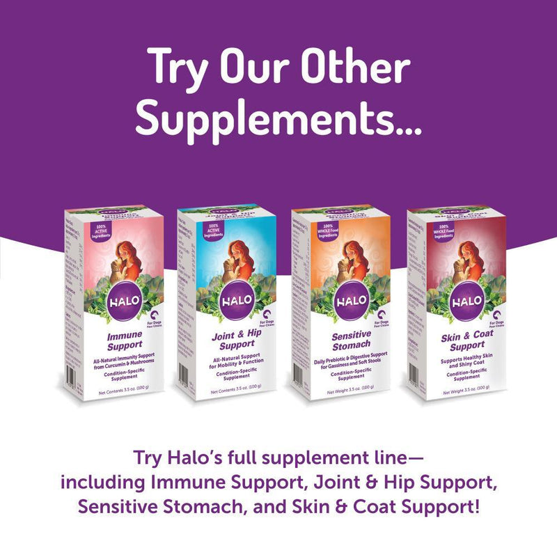 Halo Senior Dog Defense Supplement Powder for Dogs