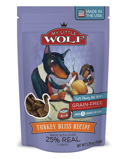 My Little Wolf Grain Free Turkey Bliss Recipe Dog Treats