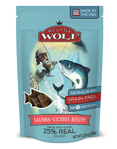 My Little Wolf Grain Free Salmon-Licious Recipe Dog Treats