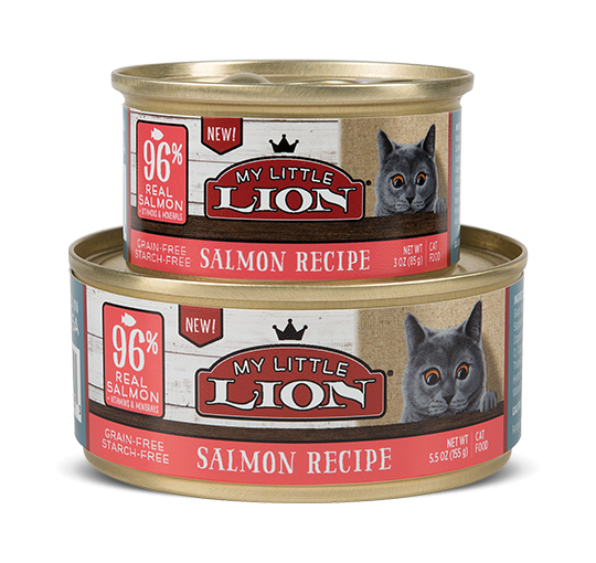 My Little Lion Grain Free 96% Salmon Recipe Canned Cat Food