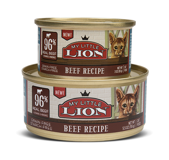 My Little Lion Grain Free 96% Beef Recipe Canned Cat Food