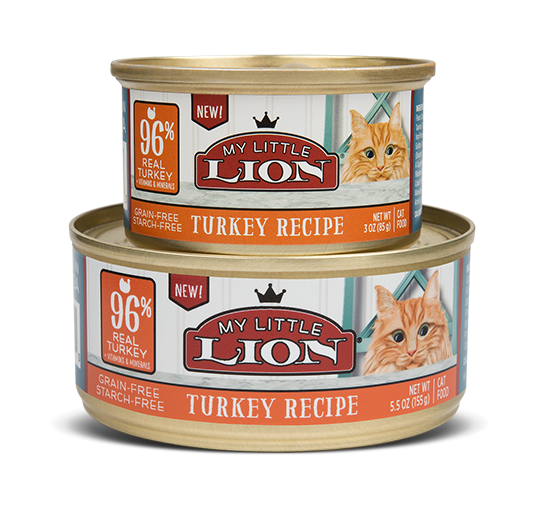 My Little Lion Grain Free 96% Turkey Recipe Canned Cat Food