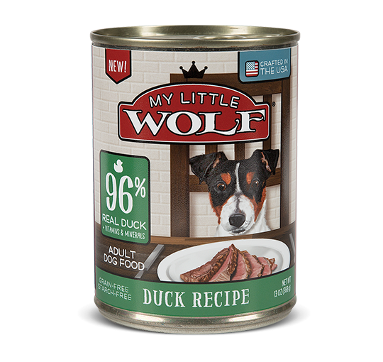 My Little Wolf Grain Free 96% Duck Recipe Canned Dog Food