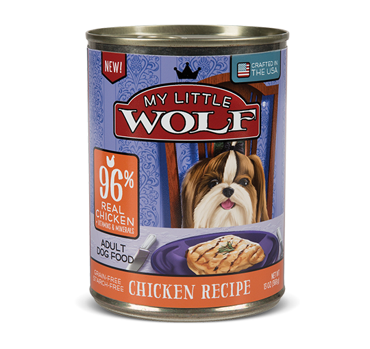 My Little Wolf Grain Free 96% Chicken Recipe Canned Dog Food