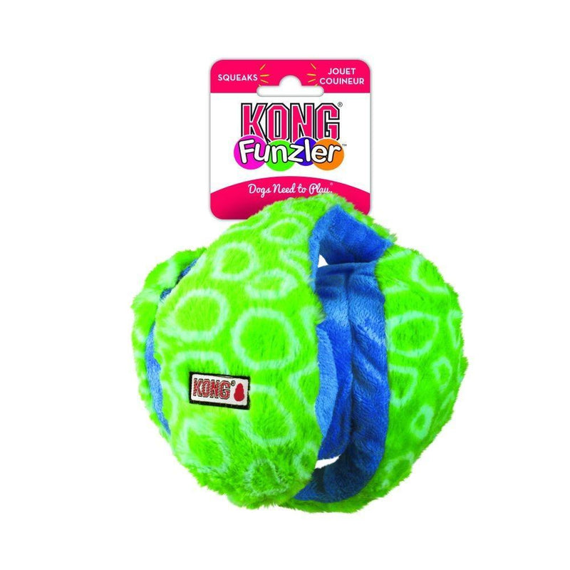 KONG Funzler Ball Plush Dog Toy