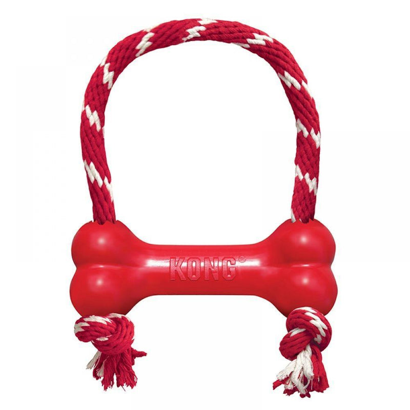 KONG Goodie Bone with Rope Dog Toy