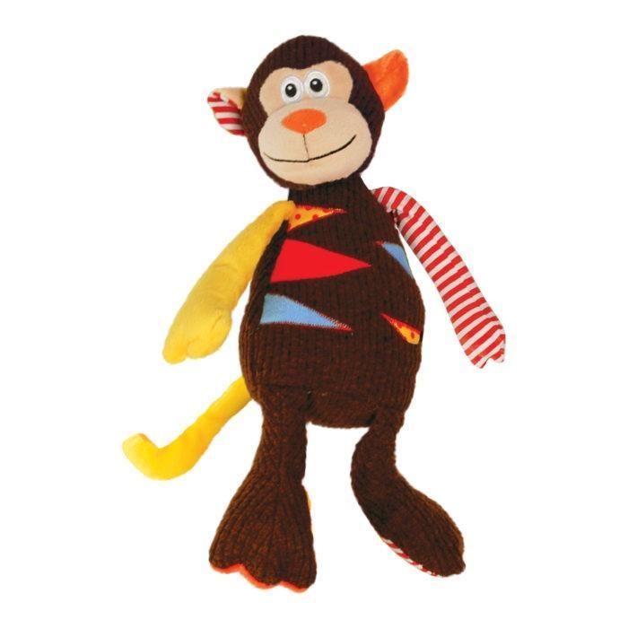 KONG Patches Monkey Plush Dog Toy