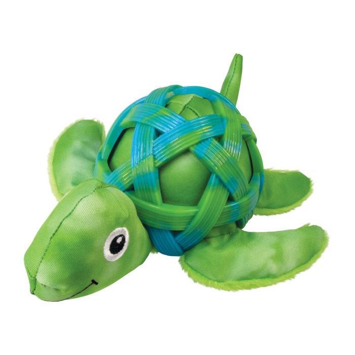 KONG Sea Shells Turtle Dog Toy