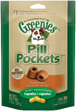 Greenies Pill Pockets Canine Cheese Flavor Dog Treats
