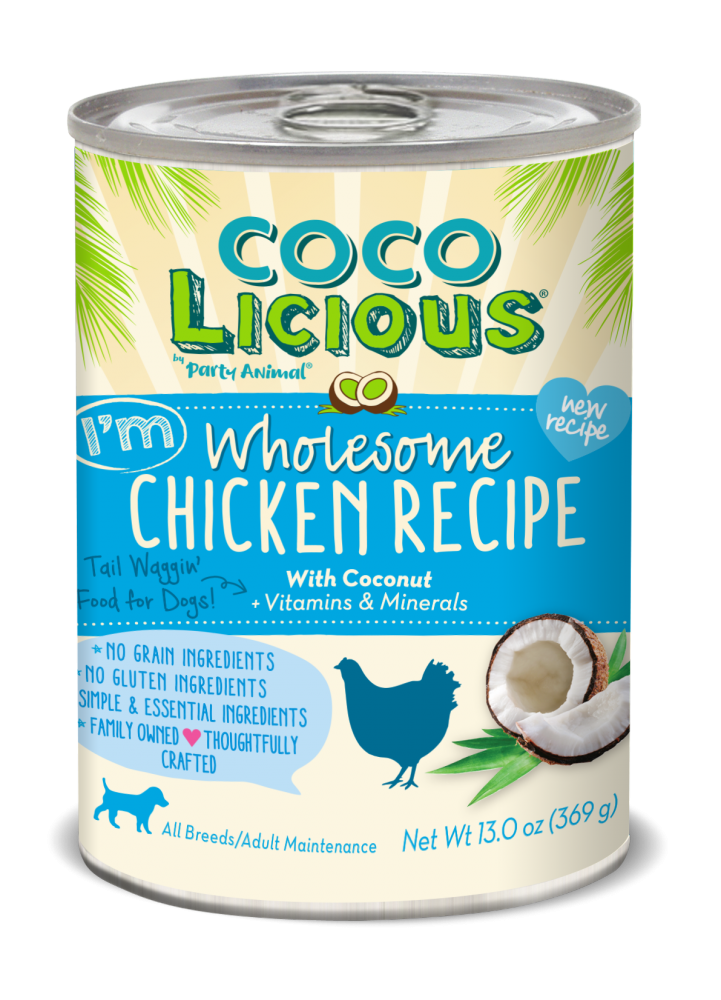 Party Animal Cocolicious Grain Free I'm Wholesome Chicken Recipe Canned Dog Food