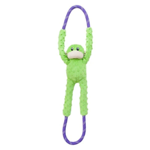 ZippyPaws Monkey RopeTugz Plush Dog Toy