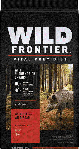 Wild Frontier Vital Prey Diet Grain Free Beef & Wild Boar Dry Dog Food