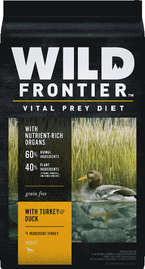 Wild Frontier Vital Prey Diet Grain Free Turkey & Duck Recipe Dry Dog Food