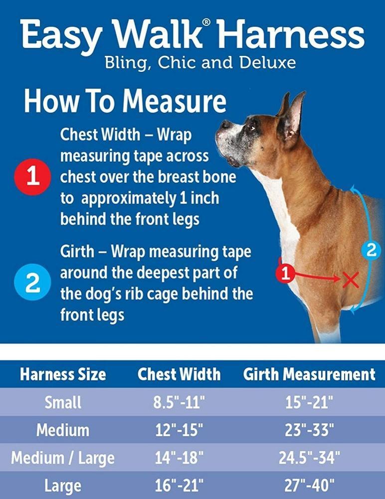 PetSafe Easy Walk Silver Bling Dog Harness