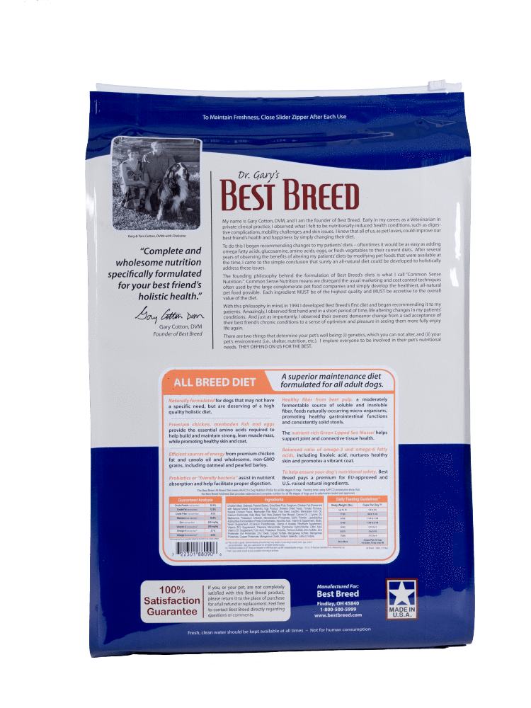 Dr. Gary's Best Breed Holistic All Breed Dry Dog Food