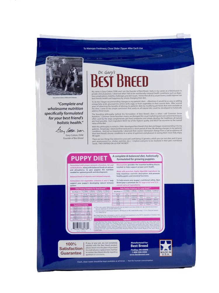 Dr. Gary's Best Breed Holistic Puppy Diet Dry Dog Food