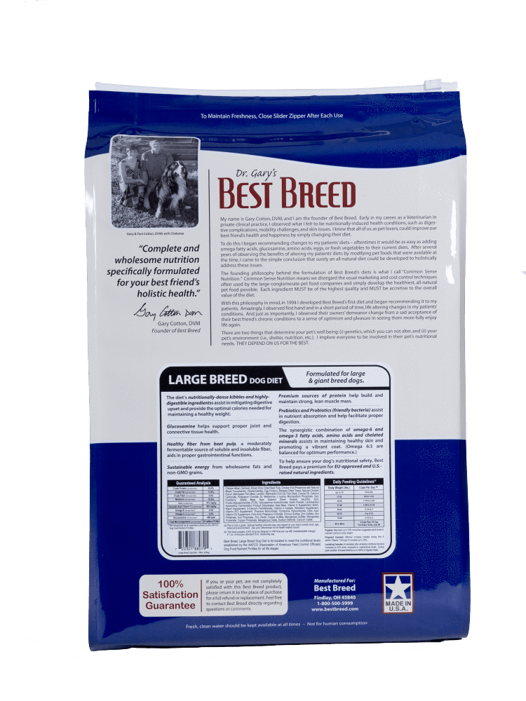 Dr. Gary's Best Breed Holistic Large Breed Dry Dog Food