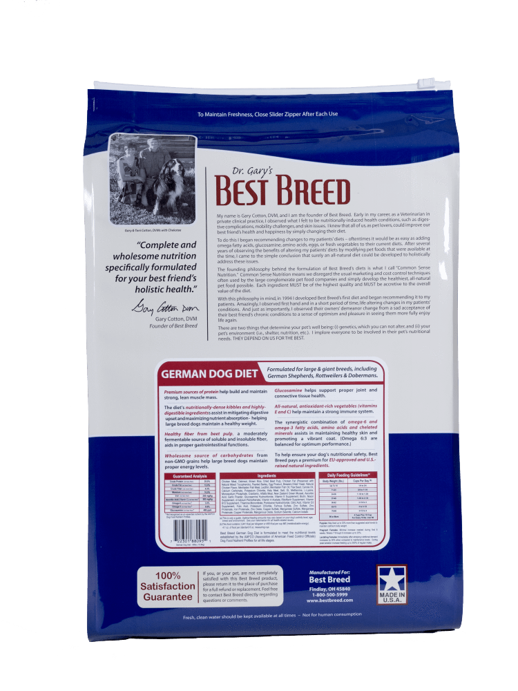 Dr. Gary's Best Breed Holistic German Dry Dog Food