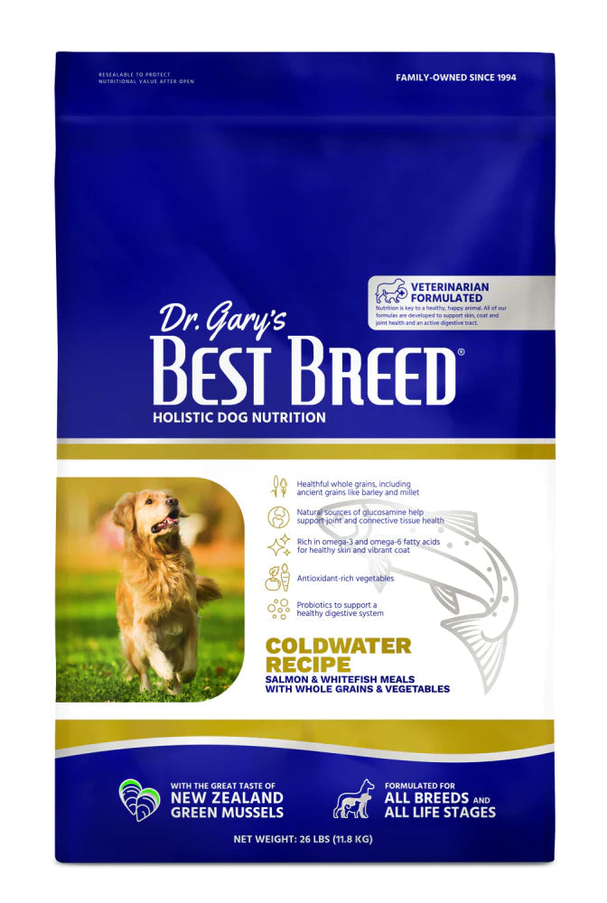 Dr. Gary's Best Breed Holistic Coldwater Recipe Dry Dog Food