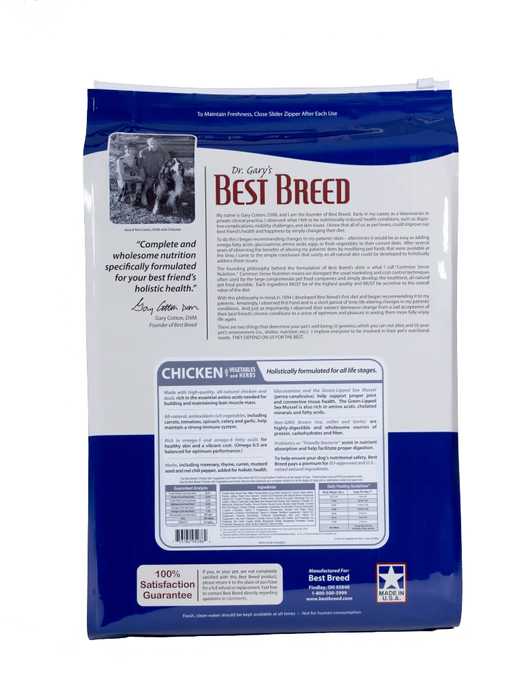 Dr. Gary's Best Breed Holistic Countryside Recipe Dry Dog Food