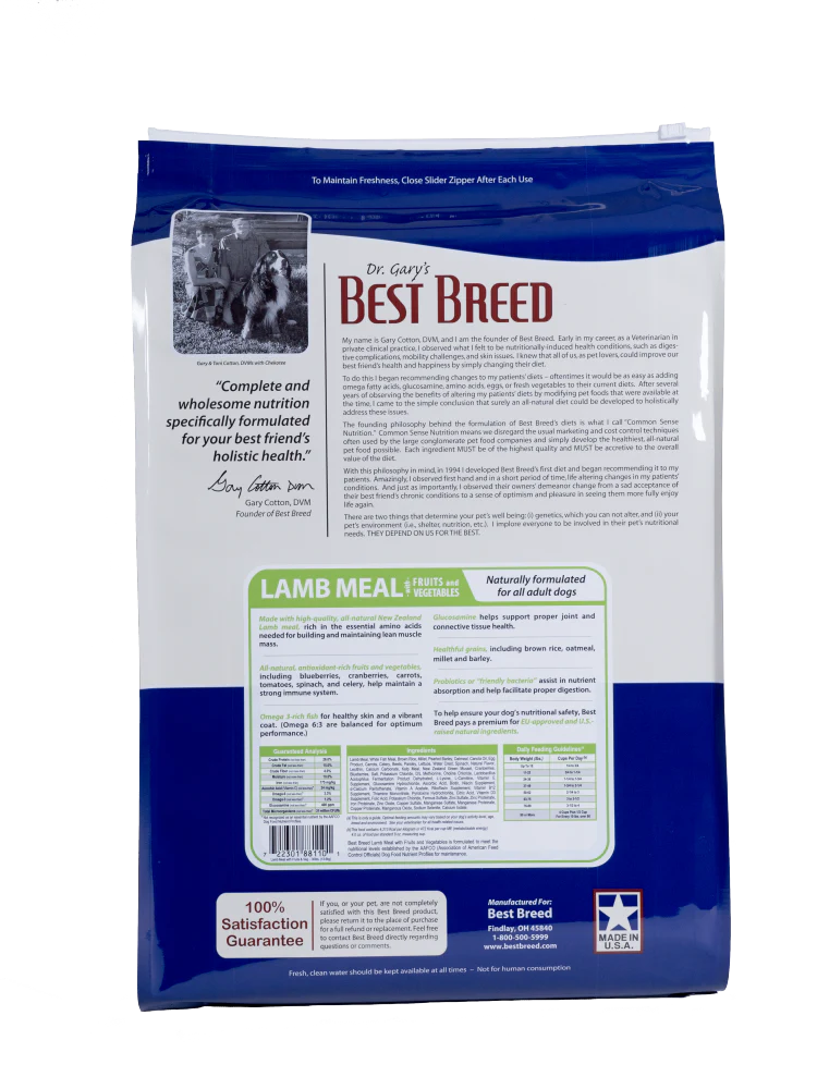 Dr. Gary's Best Breed Holistic Field & Stream Recipe Dry Dog Food