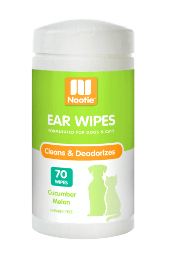 Nootie Cucumber Melon Ear Wipes For Dogs & Cats