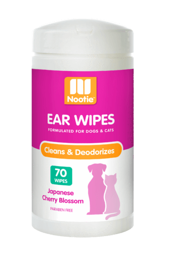 Nootie Japanese Cherry Blossom Ear Wipes For Dogs & Cats