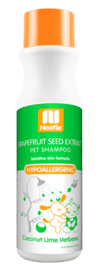 Nootie Grapefruit Seed Extract Coconut Lime Verbena Hypoallergenic Shampoo for Dogs