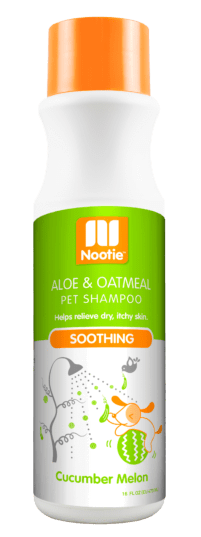 Nootie Soothing Aloe & Oatmeal Cucumber Melon Shampoo for Dogs